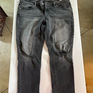 Levi's Gray Boyfriend Jeans